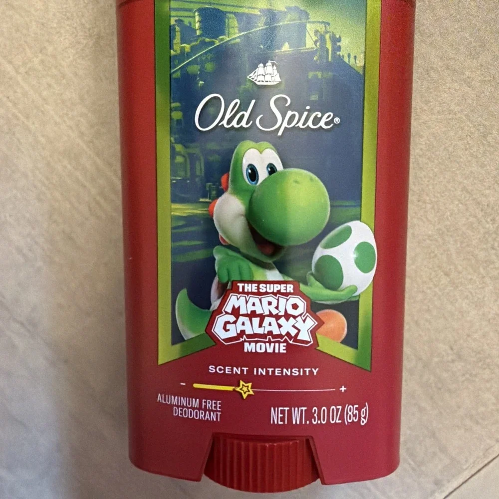 Old Spice Mario Galaxy Mario Brooklyn Bounce Smashed Fruit Deodorant